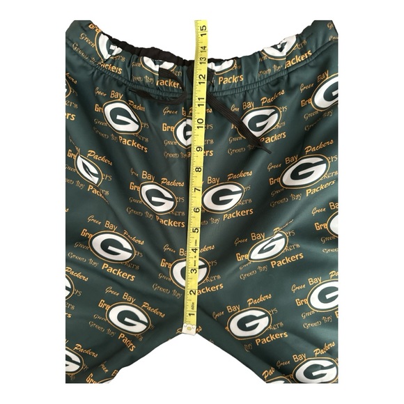 Green Bay Packers Sweatpants Fun Design Print Front Black Back - Picture 8 of 8